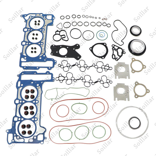 For Audi S4 S5 B9 A6 Q7 Porsche EA839 2.9 3.0 Overhaul Rebuild Gaskets Seals Kit