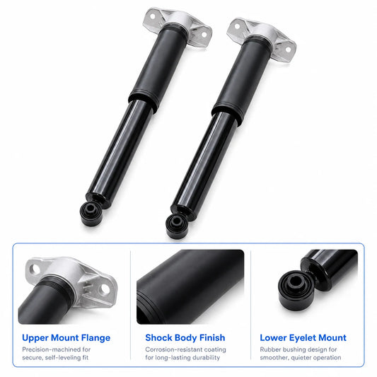 2x Self Leveling Rear L+R Shock Absorbers FOR Hyundai Palisade 3.8L V6 GAS 20-23