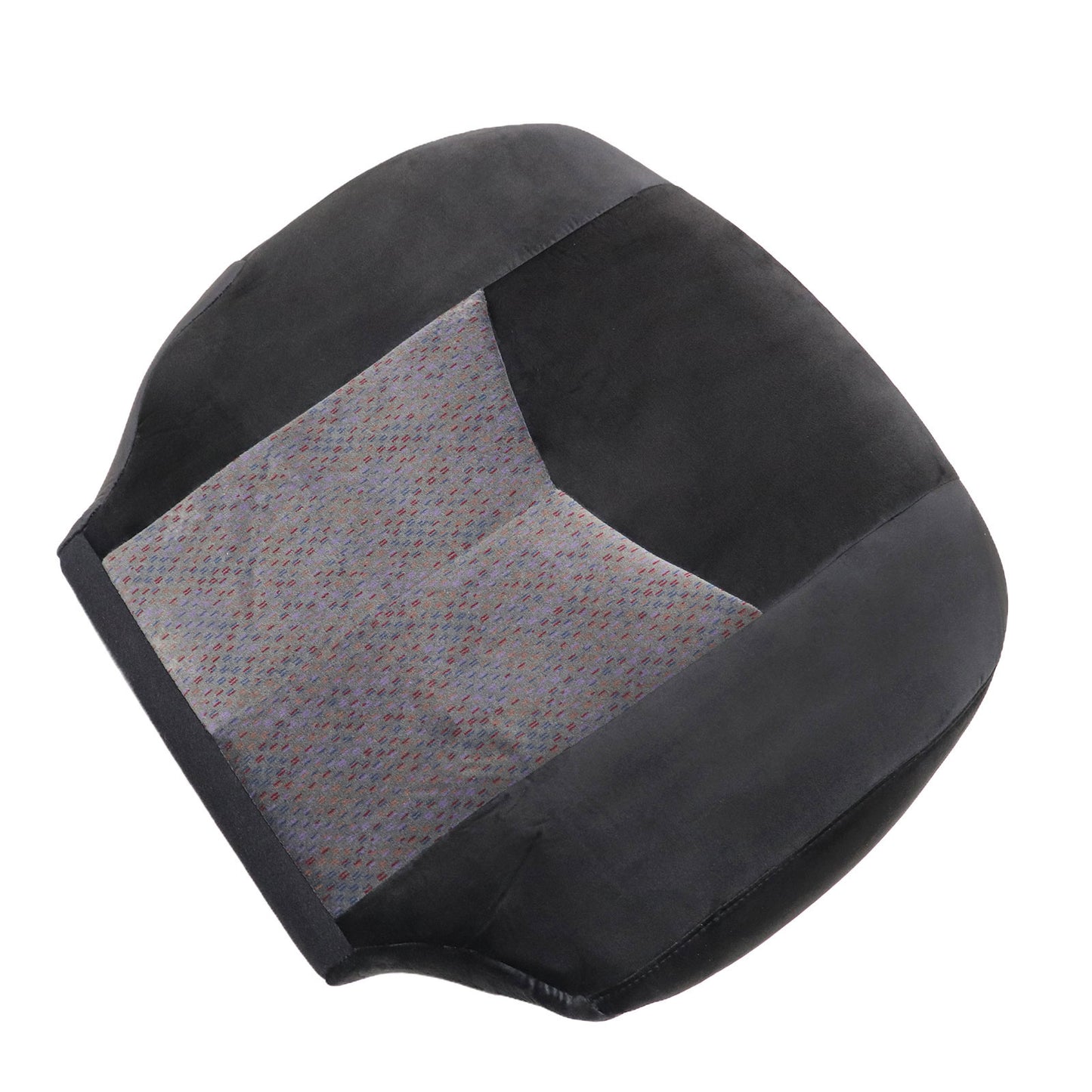 For 2003-2006 Chevy Silverado GMC Sierra 1500 2500 3500 Front Driver & Passenger Bottom & Top Cloth Seat Cover Dark Gray