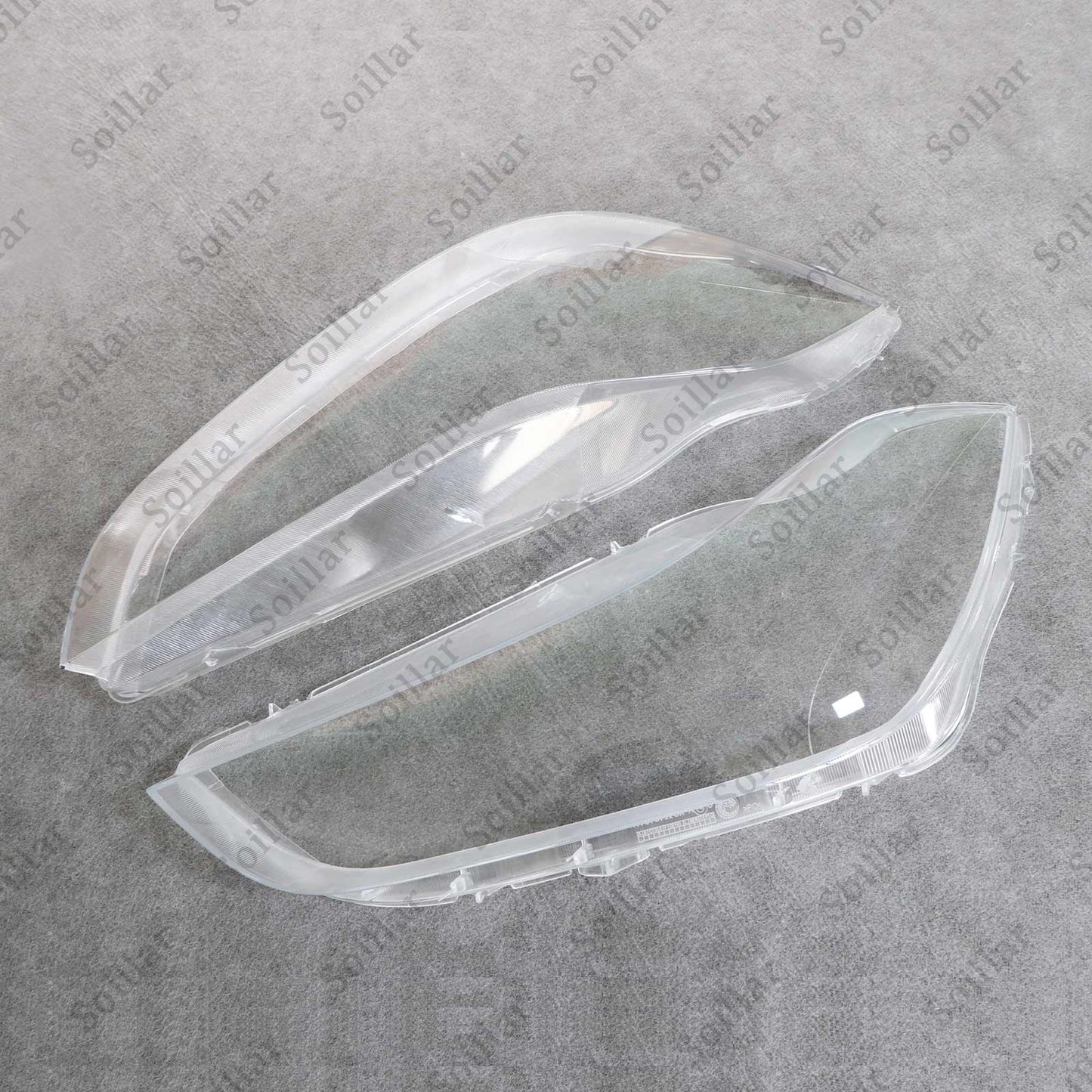 Pair Clear Headlight Lens Cover For Maserati Ghibli 4-Door 2014-2018 2019-2022