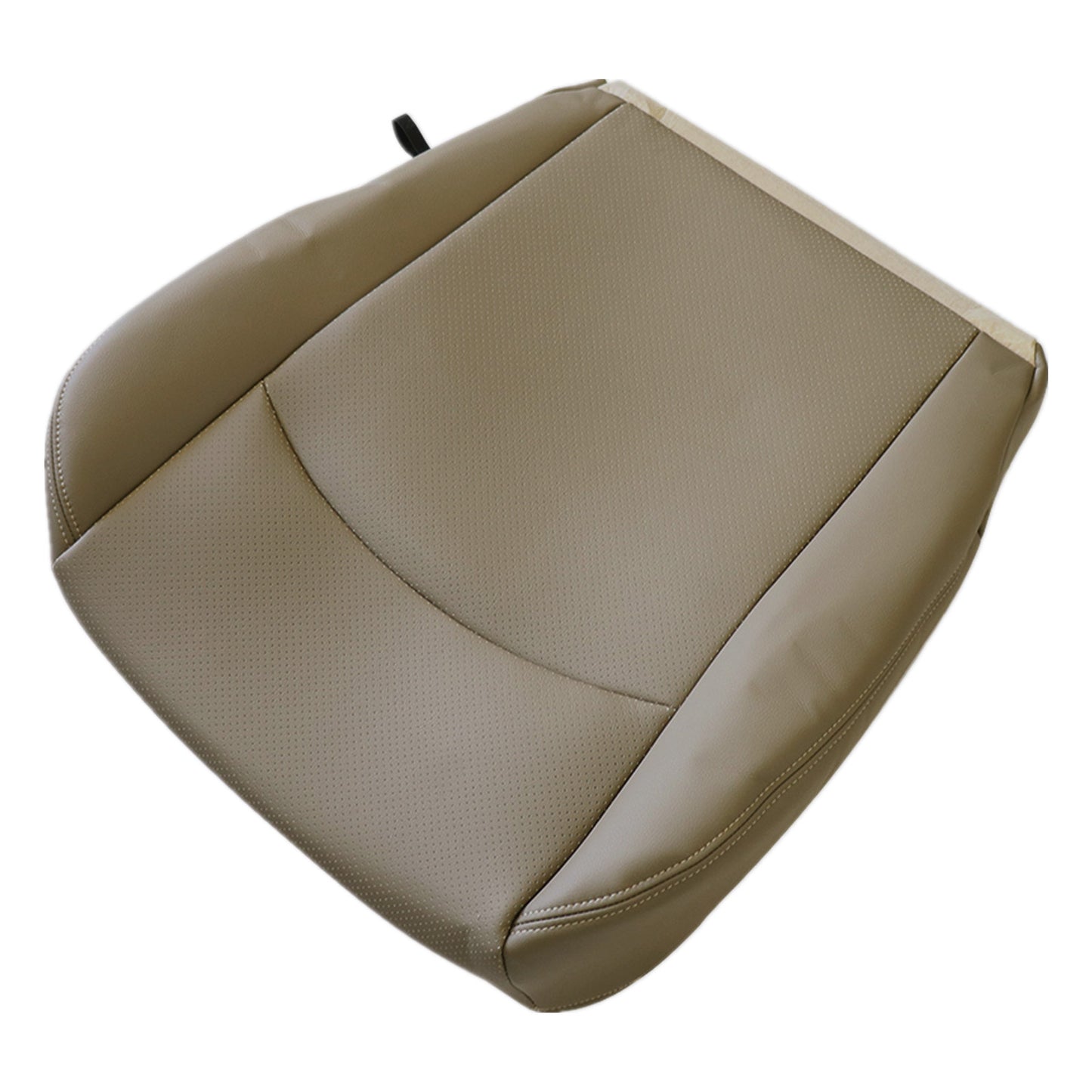 For 2009-2012 Dodge Ram 1500 2500 Front Driver & Passenger Bottom Perforated Leather Seat Cover Tan