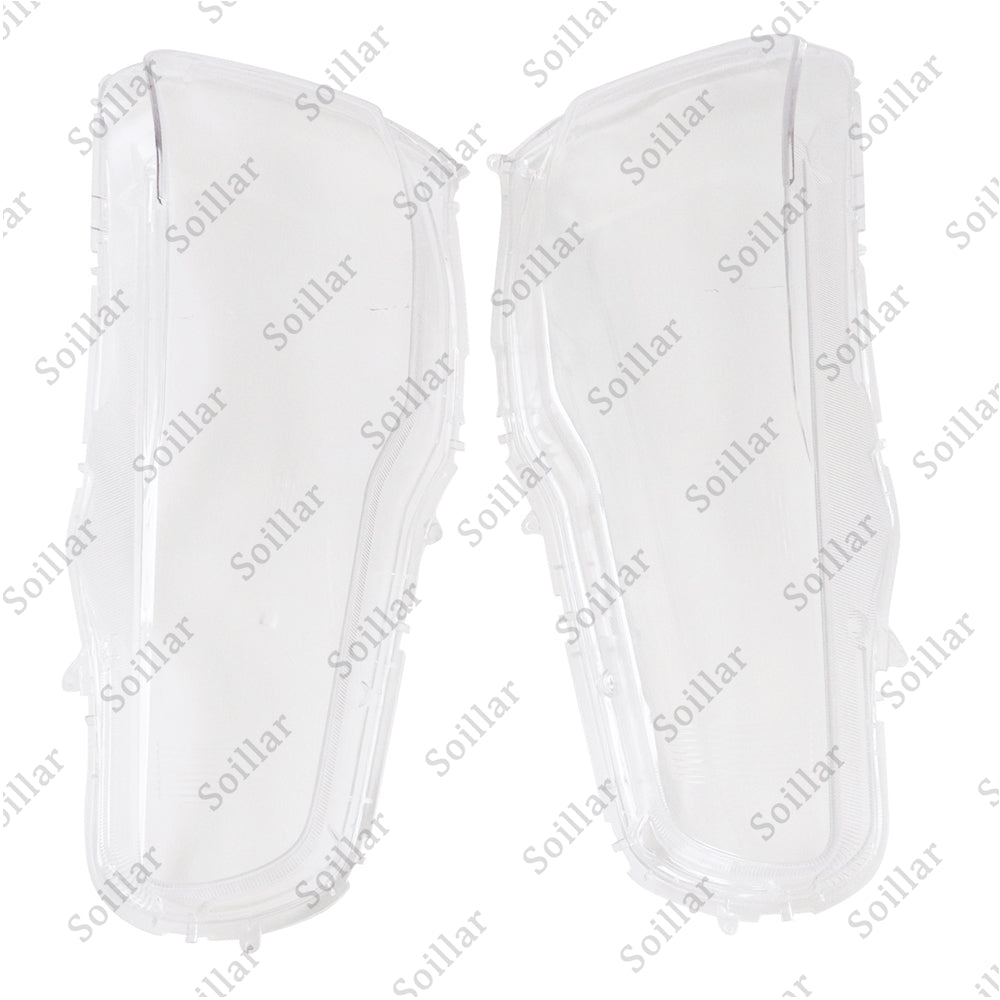 Pair Headlight Lens Cover For Mitsubishi Lancer EX 2008 2009 2010 2011 2012-2016