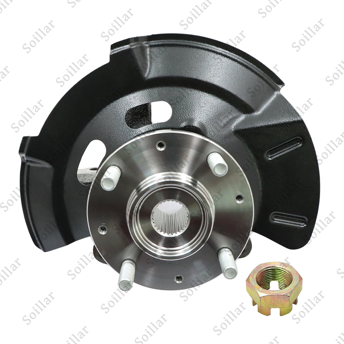 Front Left Driver Steering Knuckle Assembly For Hyundai Elantra 2001-2006 2.0L