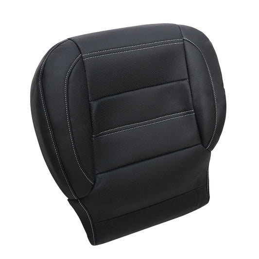 For 2014-2018 GMC Sierra 1500 Denali For 2014-2019 GMC Sierra 1500 Denali Replacement Driver Bottom Leather Seat Cover Black Driver Bottom Perf Leather Seat Cover Black