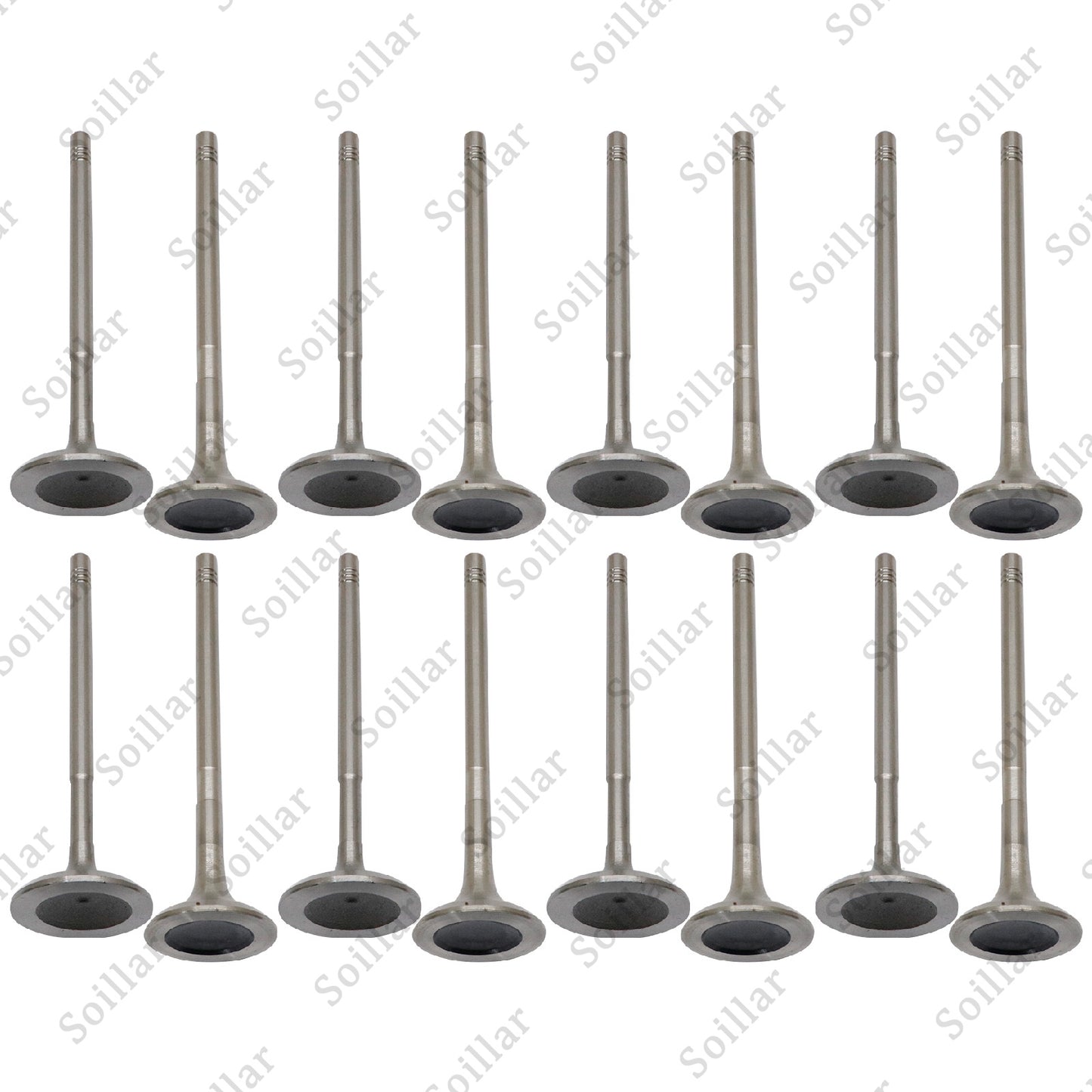 8x Intake Valves + 8x Exhaust Valves For Mercedes M271 W204 W212 C200 C250 E200