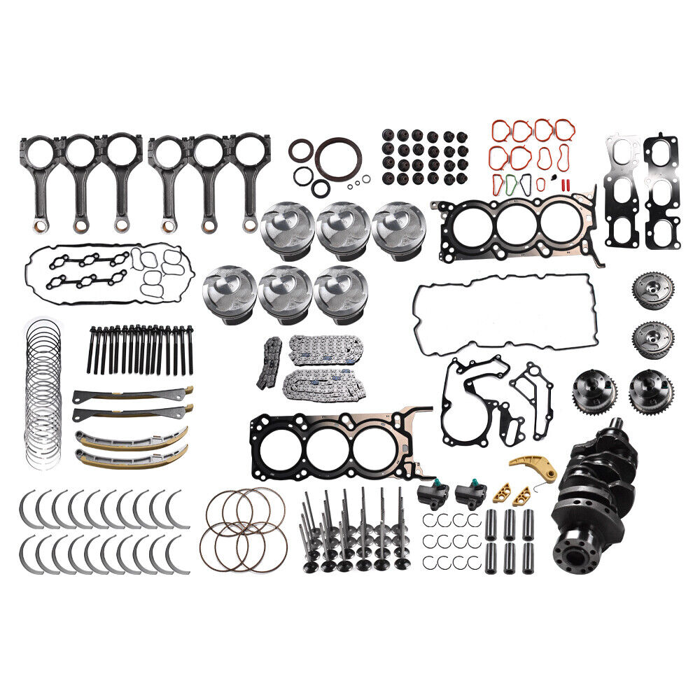 G6DH 3.3L Engine Rebuild Overhaul Kit w/ Crankshaft Rods Timing For HYUNDAI KIA