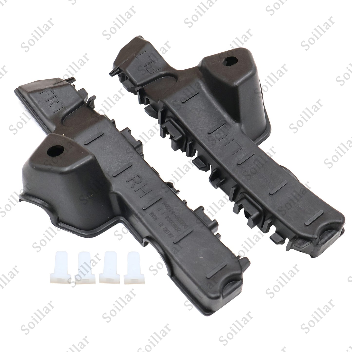 FRONT Bumper Bracket Retainer Upper Right + Left fits Hyundai Accent 2018-2022