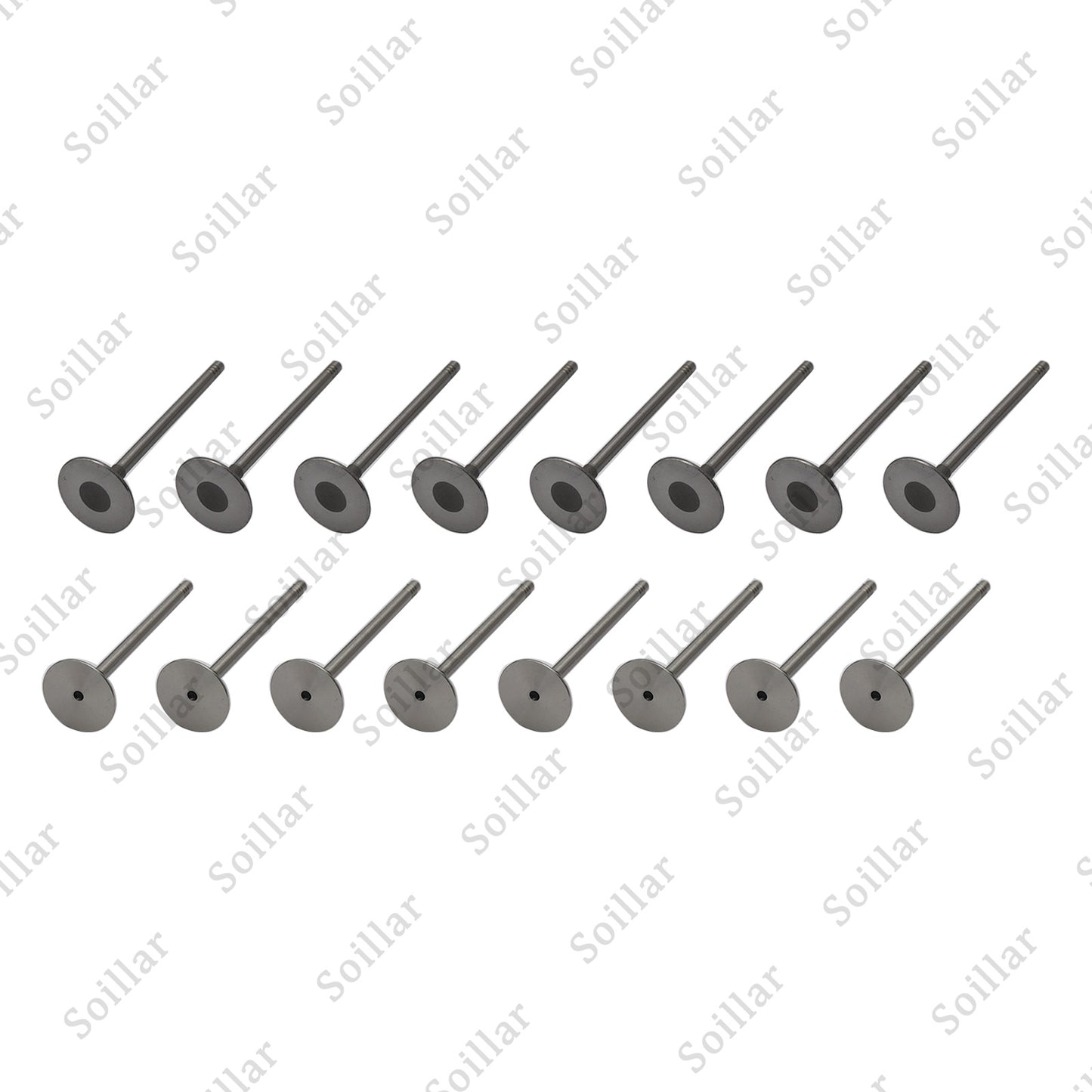 16PCS Intake Exhaust Valves Fit For 2011-2019 Buick Cadillac Chevrolet 1.4L DOHC
