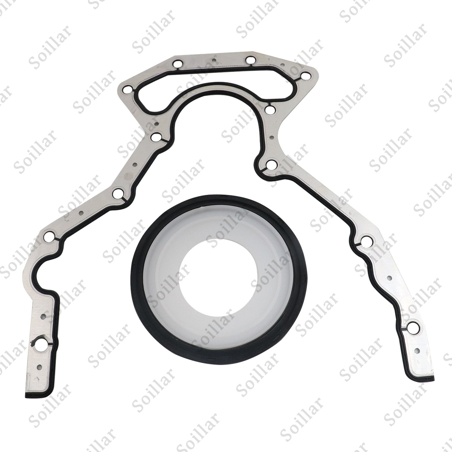 Rear Main Seal Block Cover Gasket Kit For BS40640 JV1657 LS 4.8 5.3 6.0L LS2 LS3