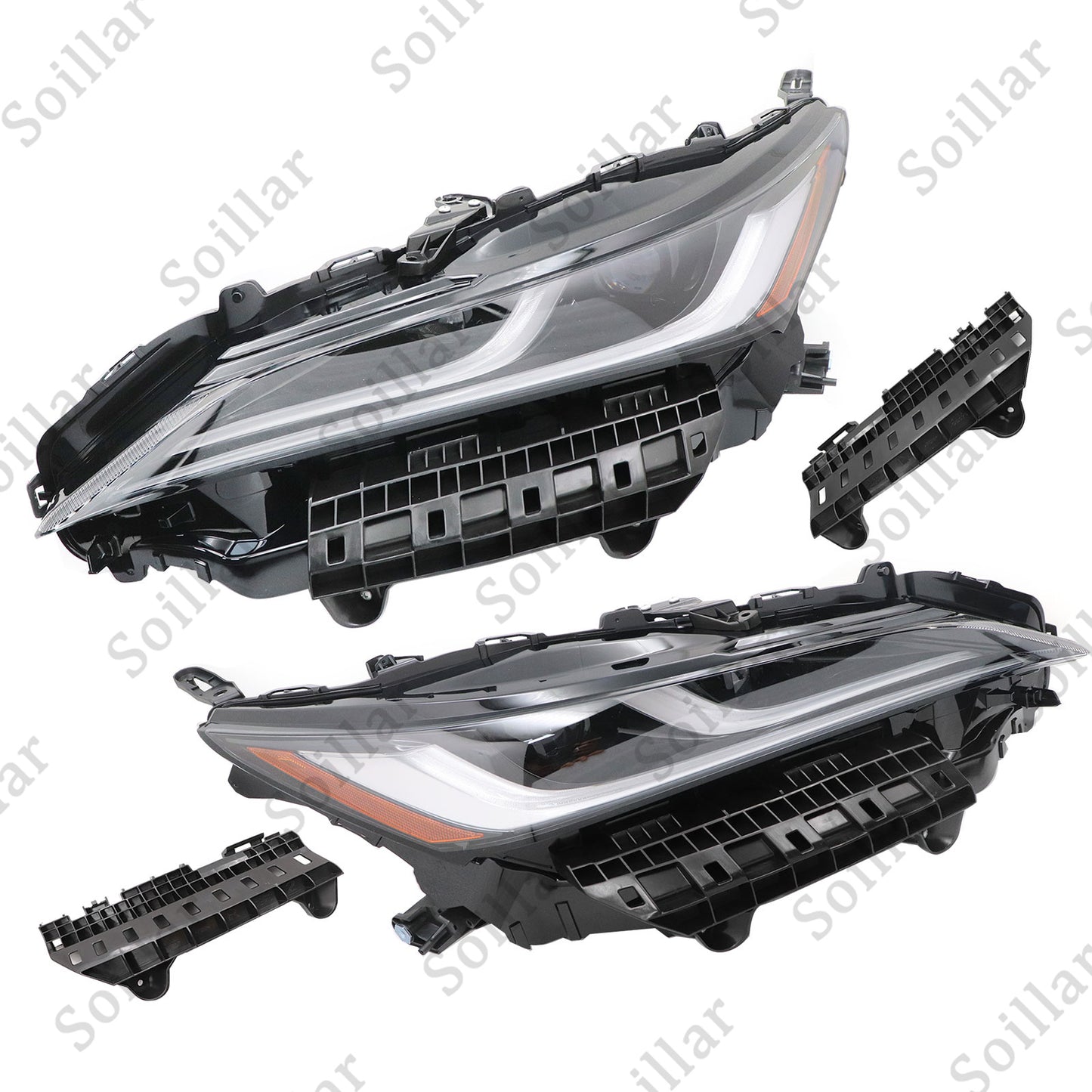Pair Left + Right For 2021-2024 Toyota Venza Headlight Assembly Driver Passenger
