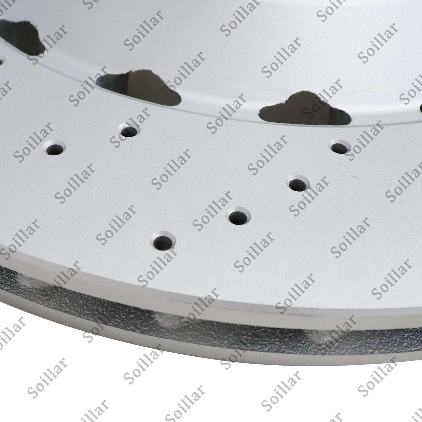 For BMW F06 F10 F13 M5 Pair Set Rear Vented & Drilled Disc Brake Rotors