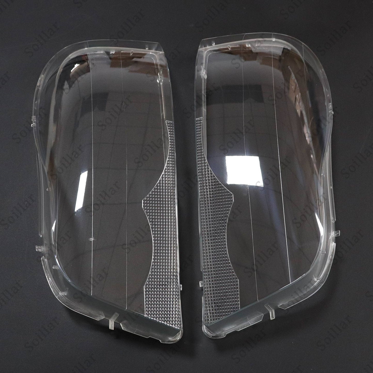 Pair Front Headlight Headlamp For Volvo XC90 2006-2014 Lampshade Lens Cover