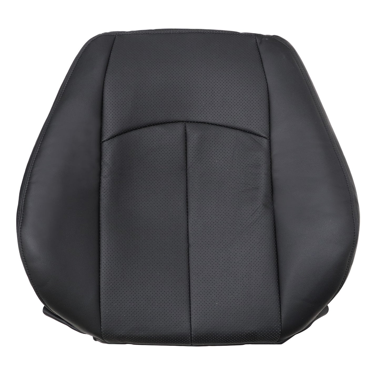 For 2003-2009 Mercedes Benz E63 E280 E300 E320 E350 E500 E550 Driver Bottom & Top PERFORATED Leather Seat Cover Black
