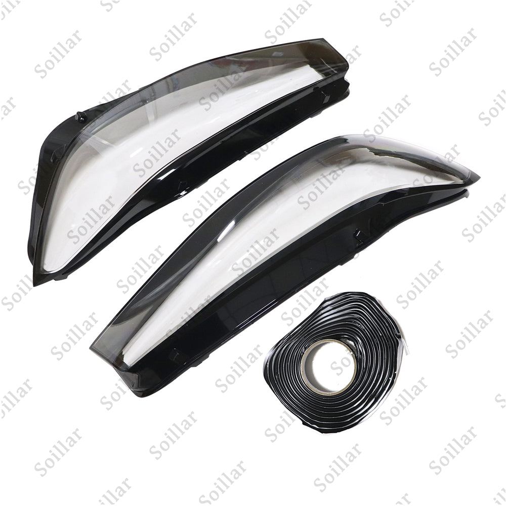 Headlight Pair Headlamp Lens Cover For Infiniti Q50 2014-2021 Front Left Right