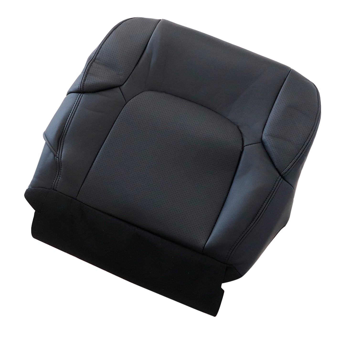 For 2005-2021 Nissan Frontier SL LE Pro-4x S SV Driver & Passenger Bottom Leather Seat Cover Black