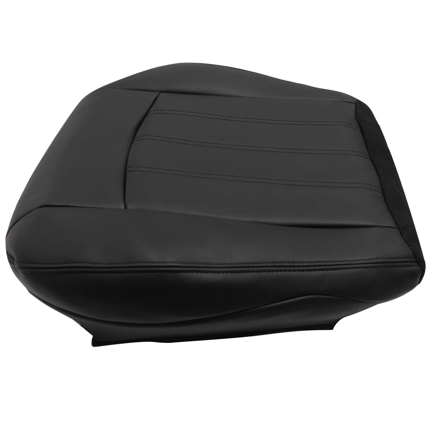 For 2005-2010 Chrysler 300C Driver & Passenger Bottom Seat Cover Black