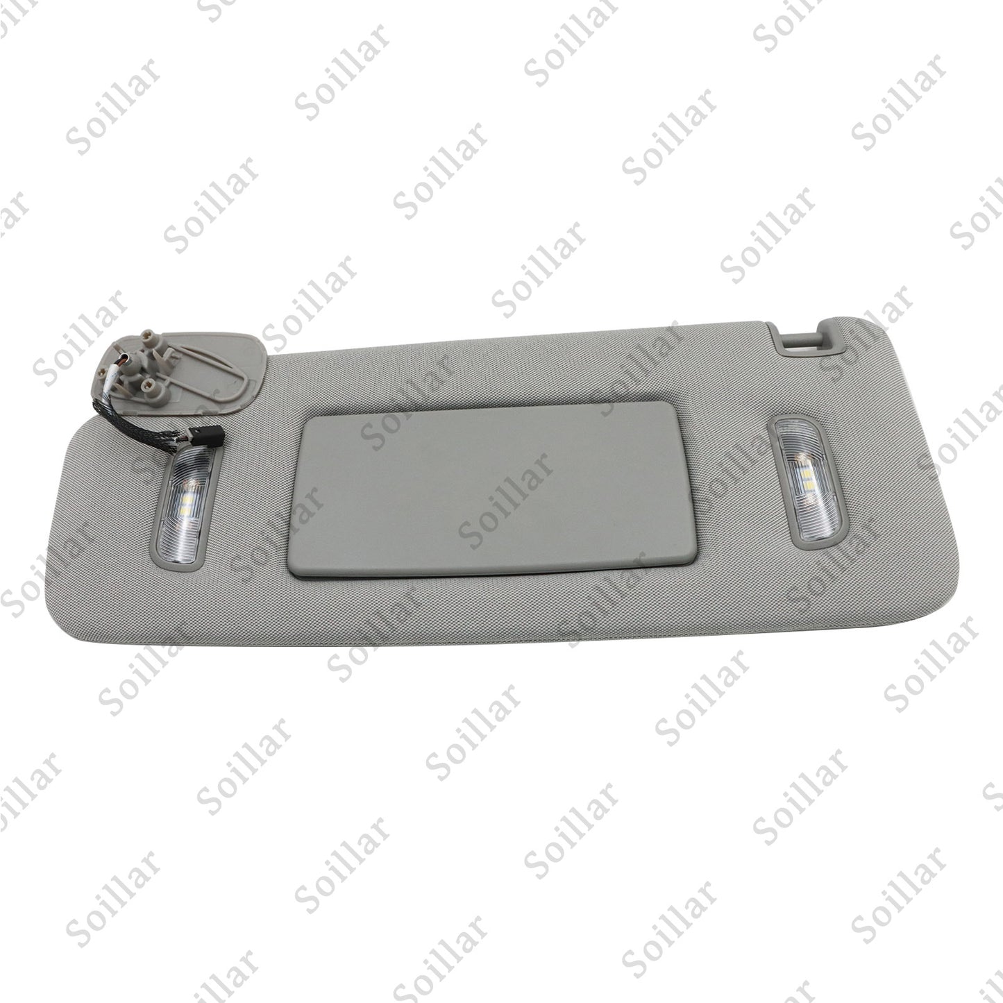 1X For Cadillac Chevrolet GMC 2015-19 Gray Left Driver Side Sun Visor W/ Light