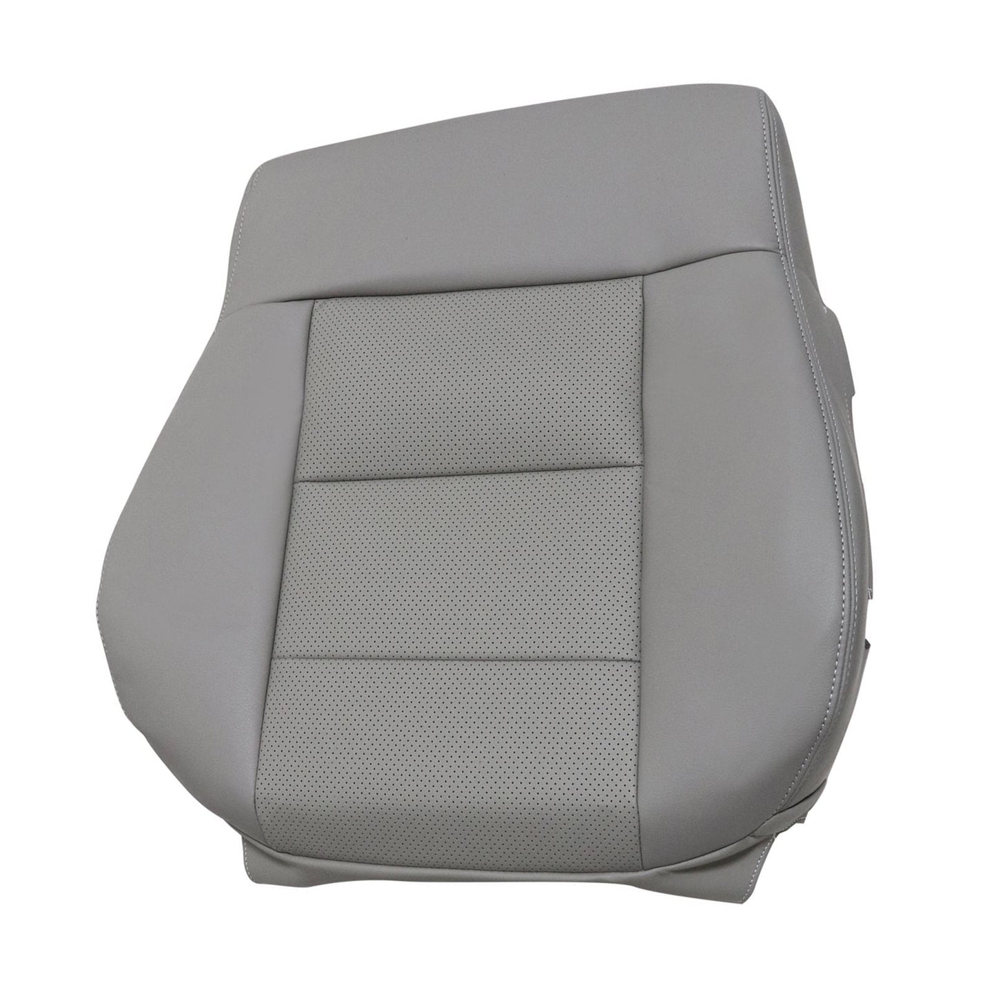 For 2010-2016 Mercedes Benz E200 E250 E300 E350 Driver Top Replacement Leather Seat Cover Gray