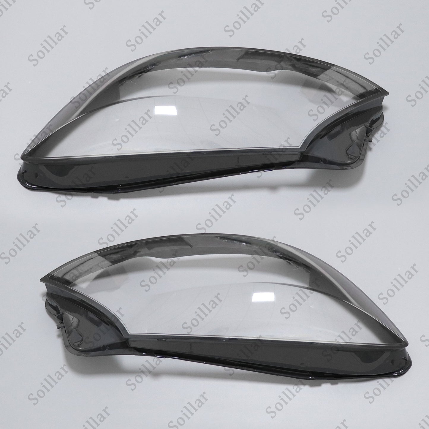 For Mercedes-Benz W222 S-Class 2014-17 Pair Lampshade Headlight Lens Lamp Cover