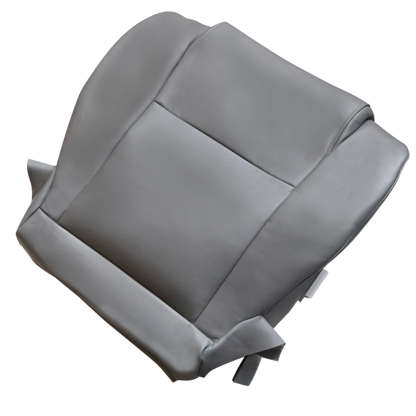 For 2007-2013 Toyota Tundra Work Truck Driver & Passenger Bottom Leather Seat Cover Gray