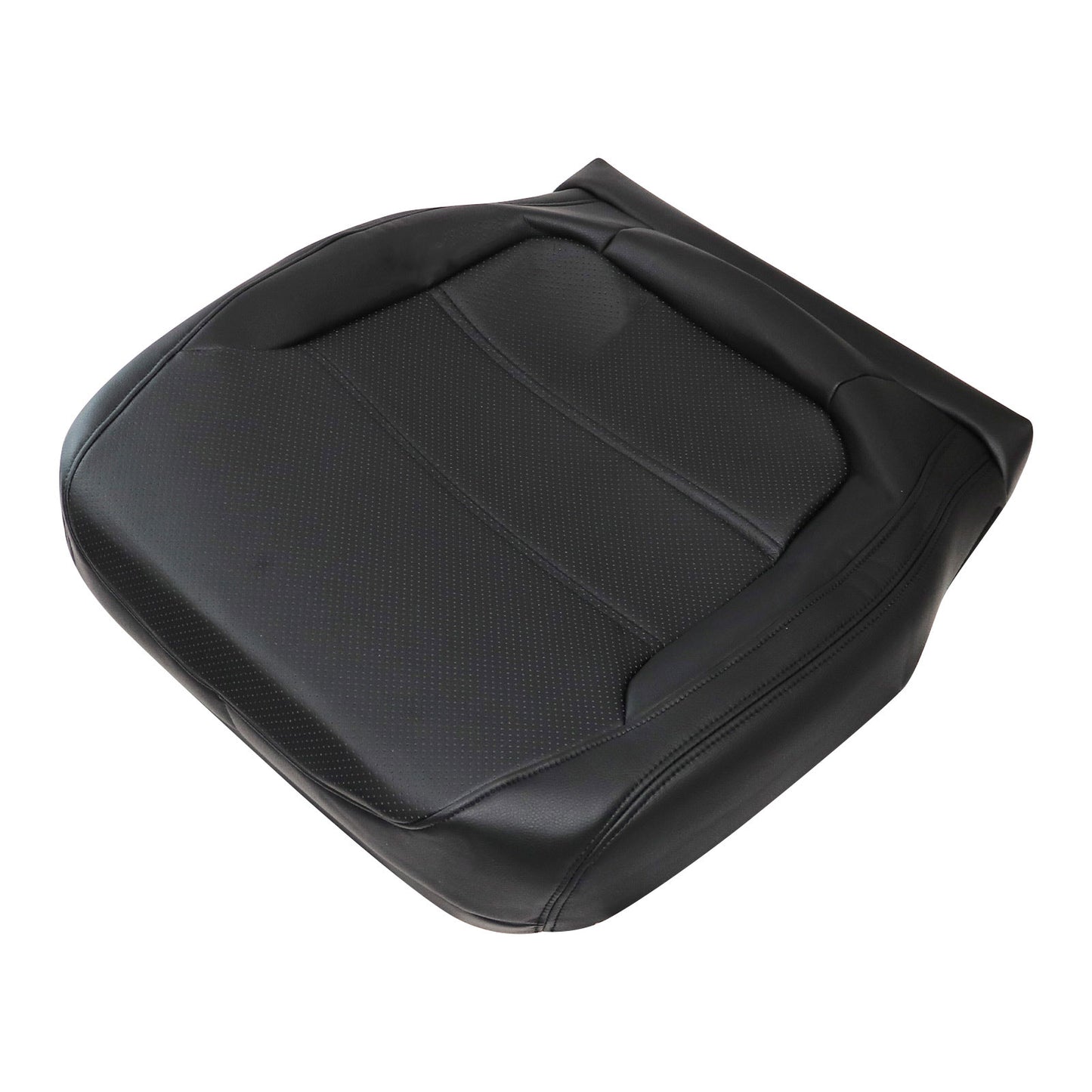 Fit For 2011-2017 Volkswagen Jetta Driver Bottom Leather Seat Cover Black