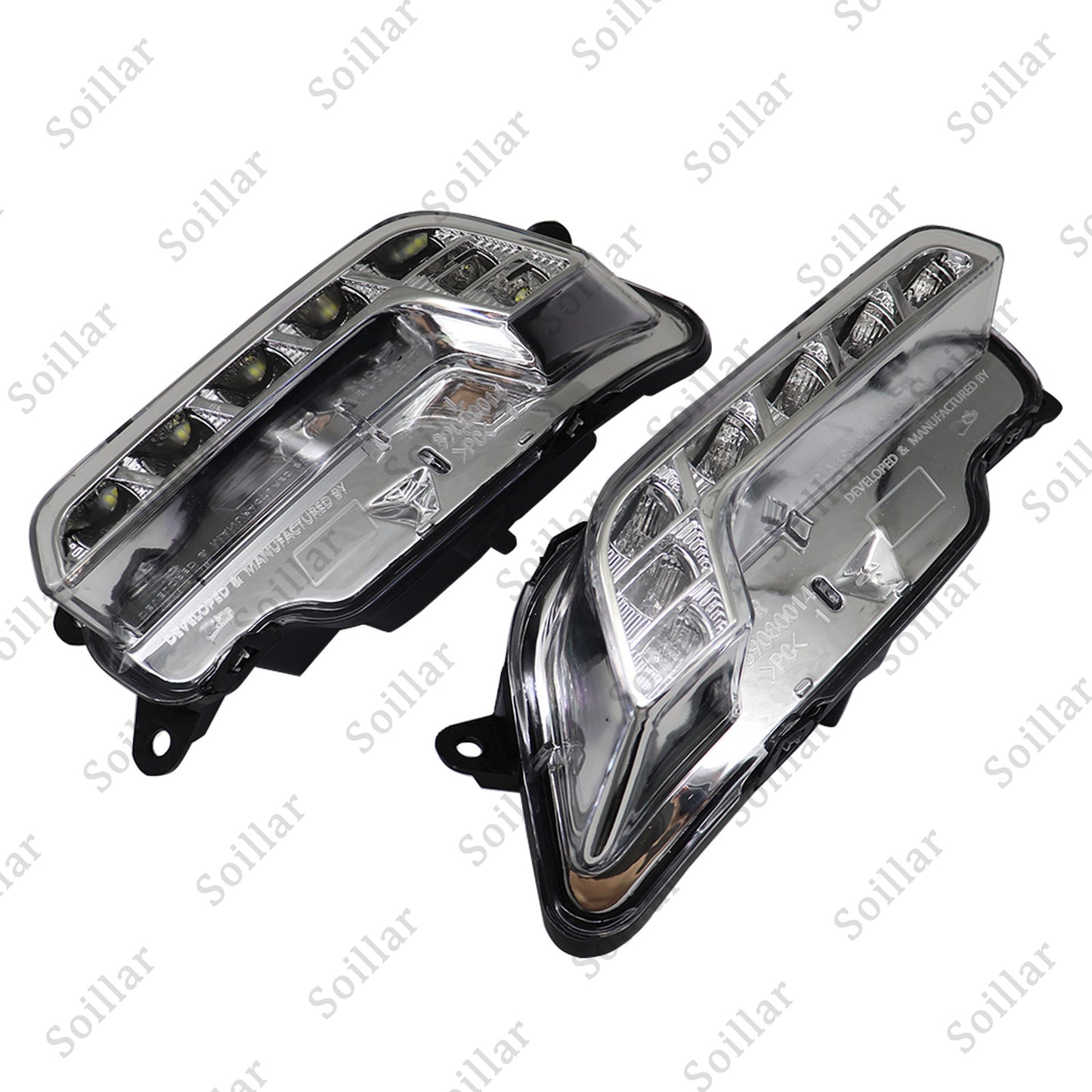 LED DRL Fog Lights Driving Lamps for Mercedes Benz E350 E550 E26 AMG 2010-2016