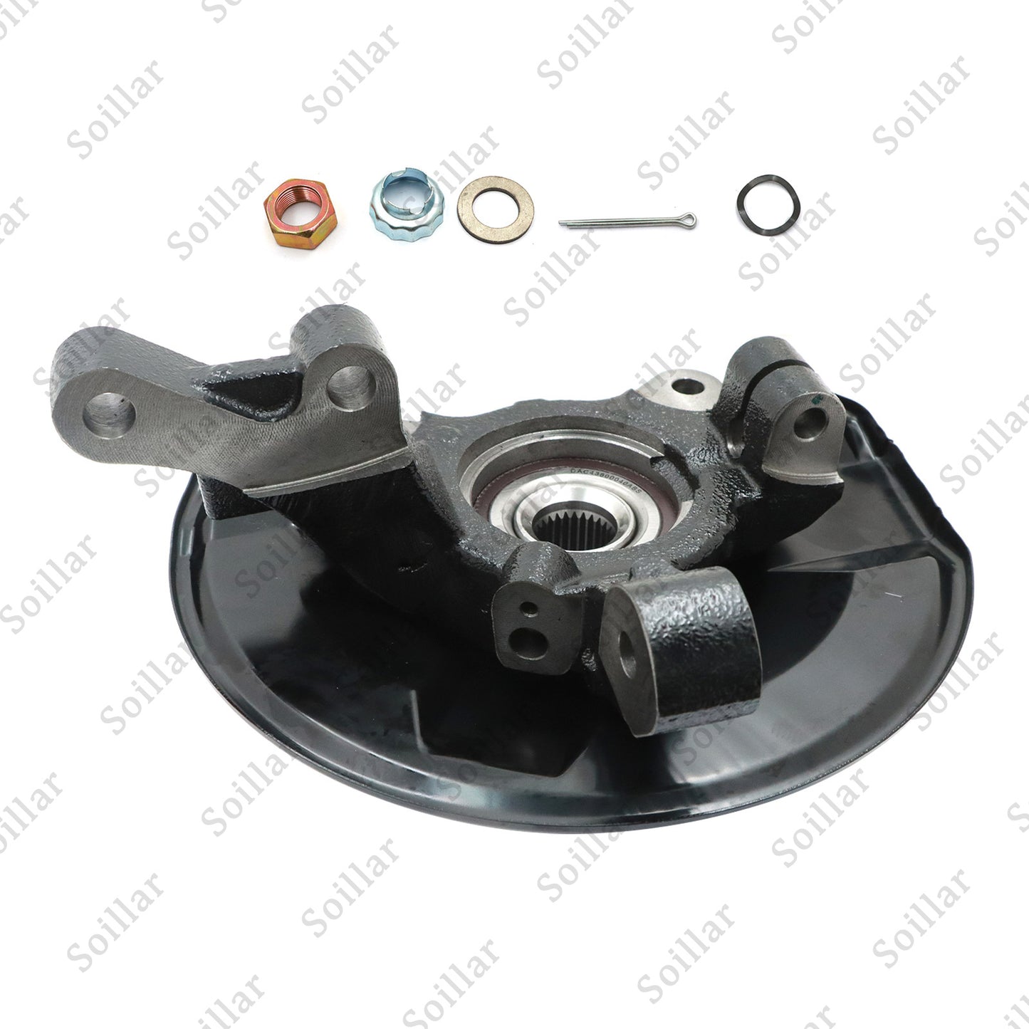 Front Driver Steering Knuckle & Hub Bearing Assy For Mitsubishi Outlander 07-18