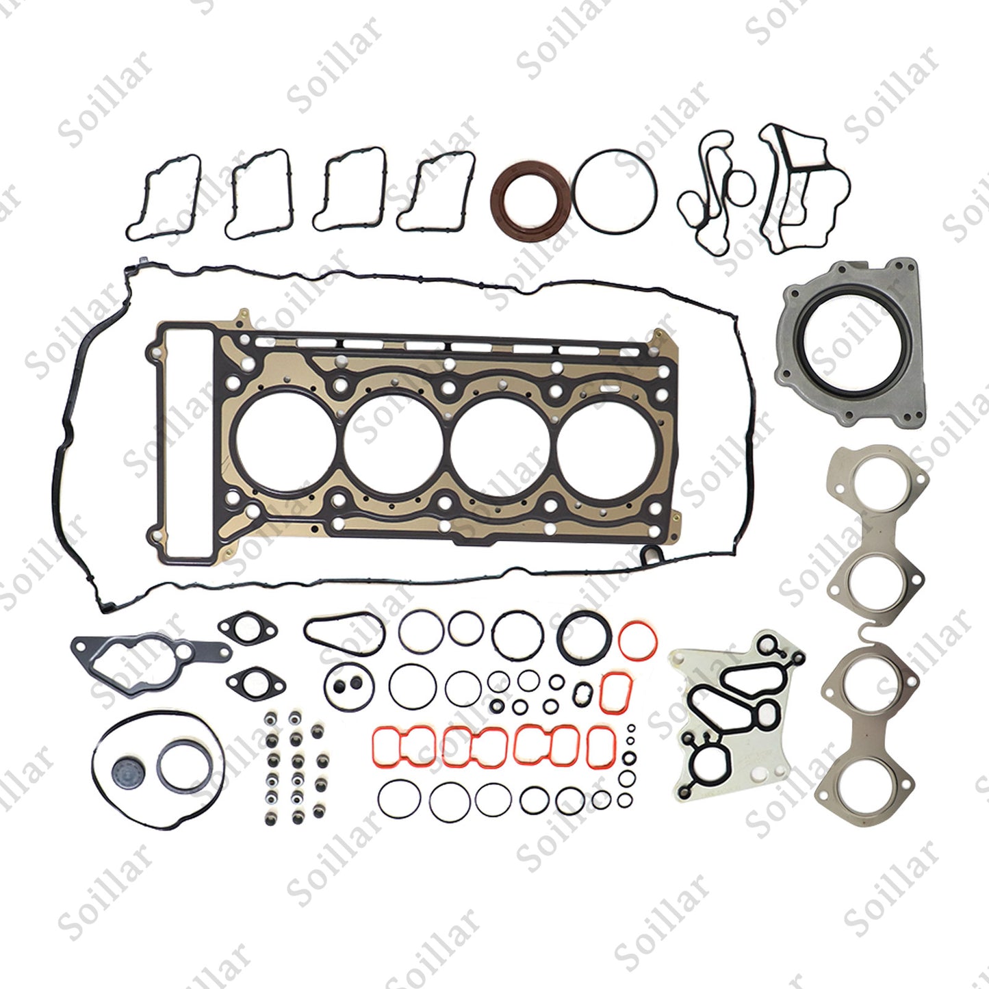 Engine Rebuild Overhaul Gasket Seals Kit For 1.8T Mercedes-Benz M271 W204 W212