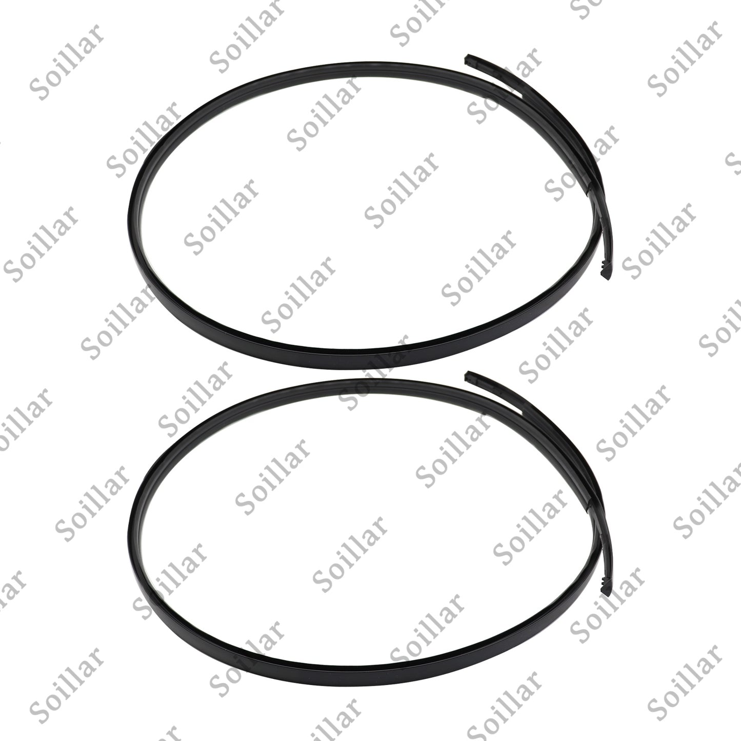 Black High Quality Roof Trim Molding Kit Fit for 06-2016 Toyota Yaris Hatchback