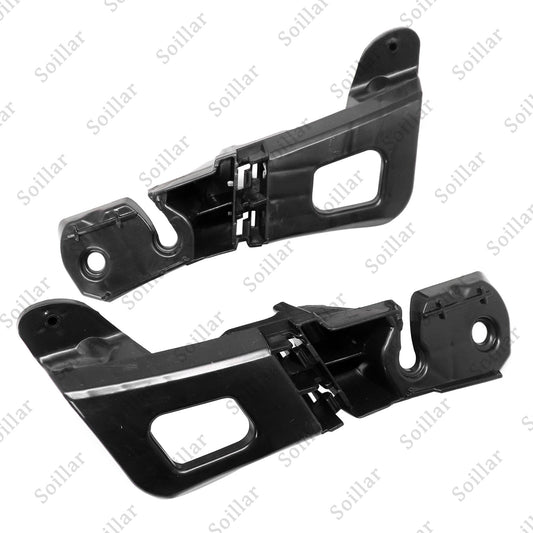Front Left & Right Bumper Mount Brackets Black For Volkswagen Beetle 2012-2016