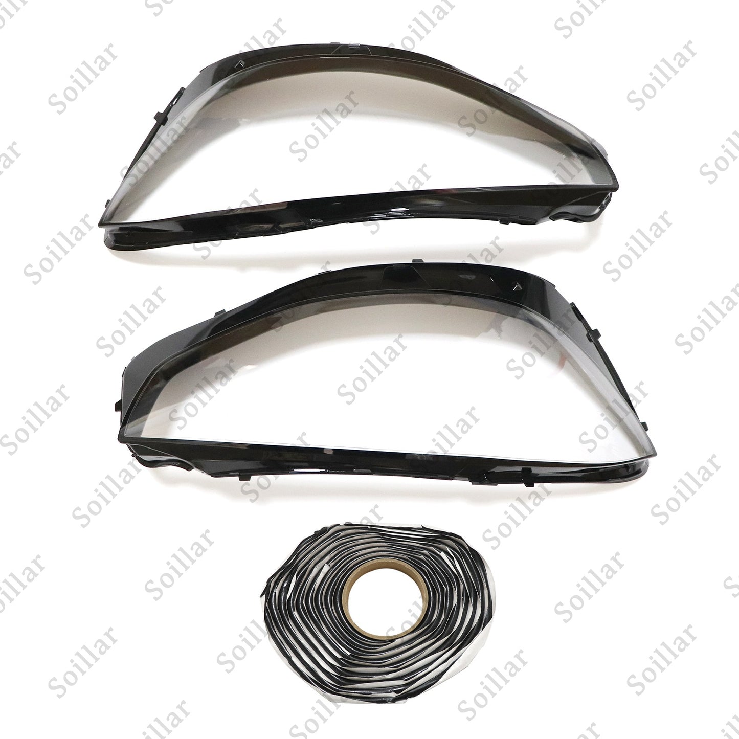 Headlight Headlamp Lens Cover+Sealant Glue For Mercedes-Benz S-Class W223 2020+