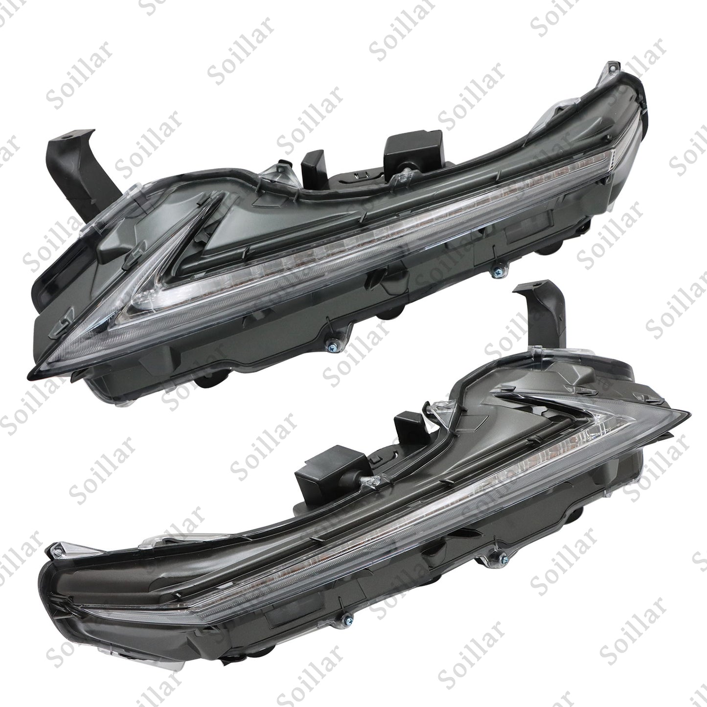 2X For 2015-2021 Lexus F-Sport NX200t NX300h LED DRL Turn Signal Fog Light Pair
