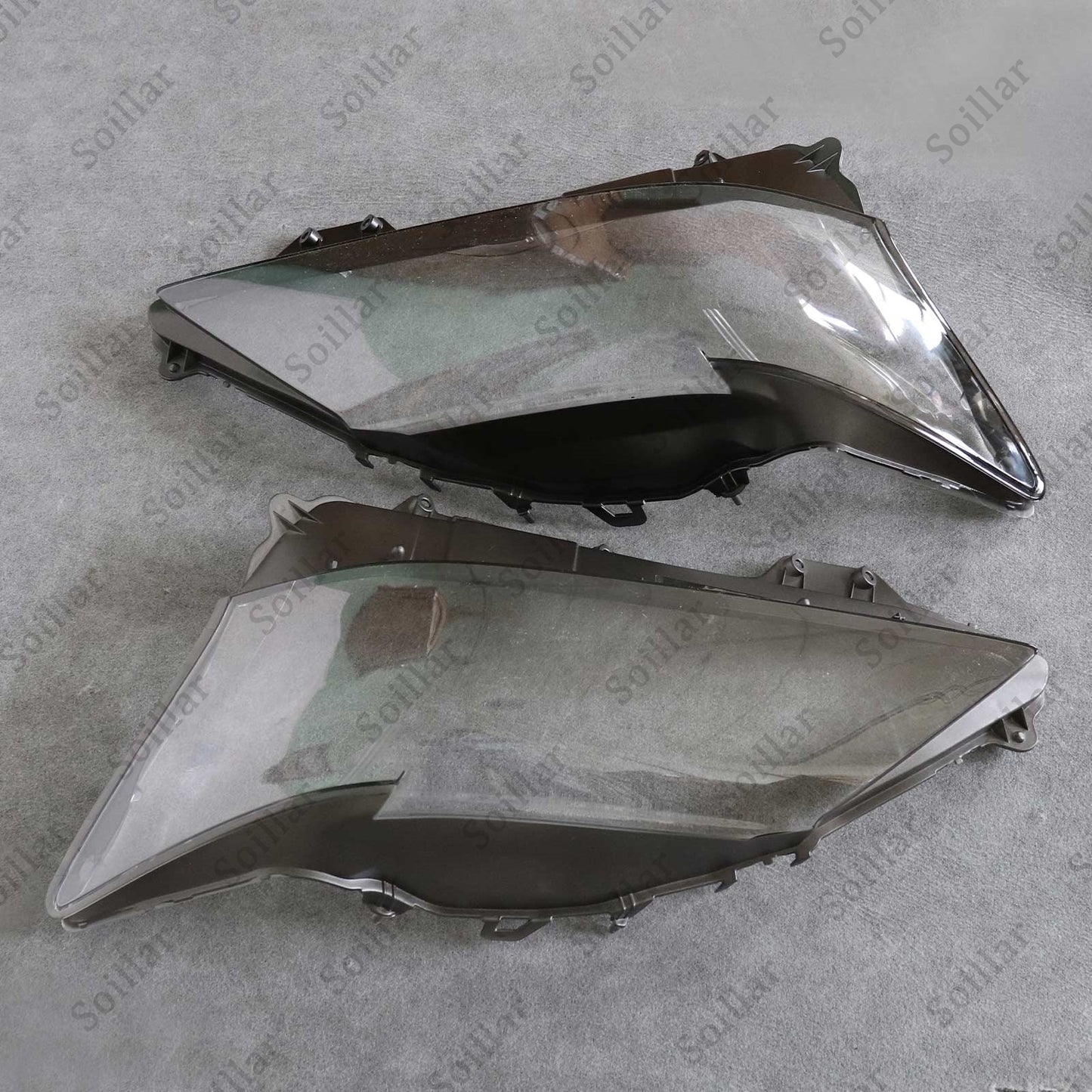 Pair For 2013-2015 Lexus GS350 GS450h Headlight Lens Clear Headlamp Cover LH&RH