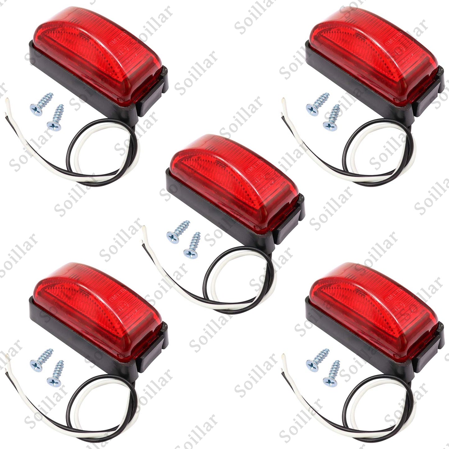 Set Of 5 For Chevy Chevrolet GMC 3500 C30 Dually Tailgate Light 88-00