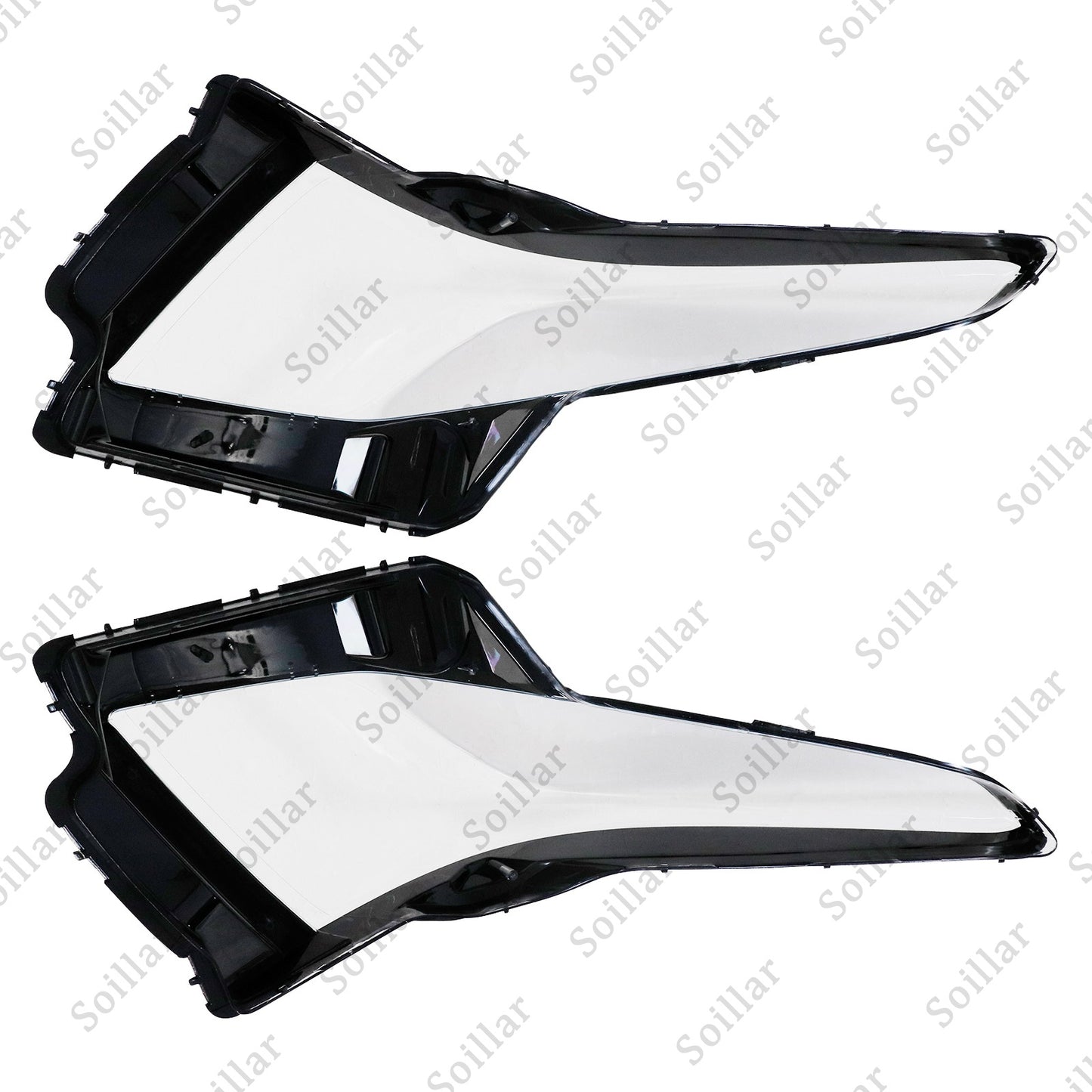 Fits Cadillac ATS 2013 2014 2015-2017 2018 Pair Headlight Lamp Cover Lens Shell