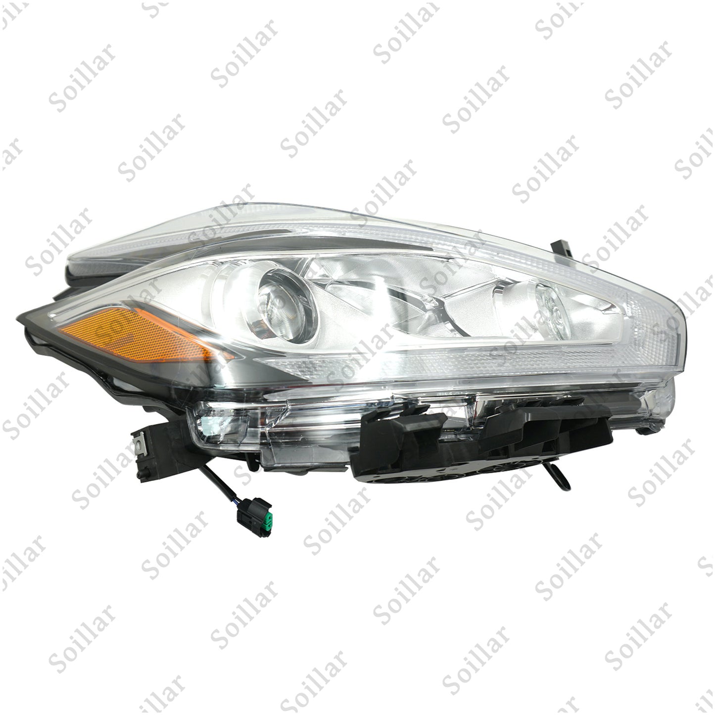 For 2015-2018 Nissan Murano Halogen Headlight LED DRL Lamp Right Passenger Side