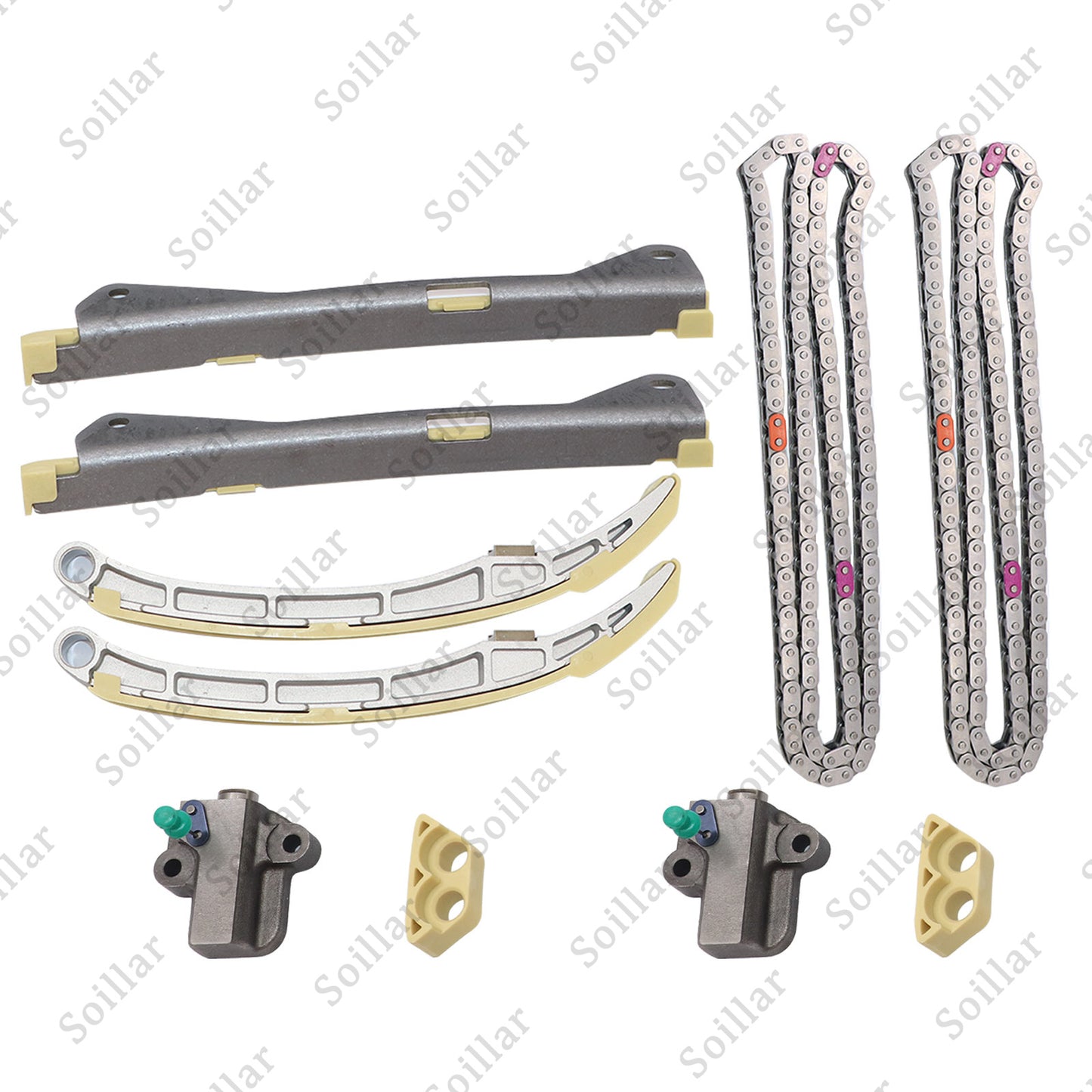 Timing Chain Set For Hyundai Kia Santa Fe Sorento Azera Genes 3.3L 3.8L