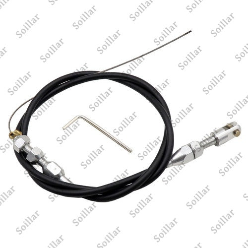Fit LS1 Chevy 36" Stainless Steel Black Throttle Cable 4.8 5.3 5.7 6.0 Engine