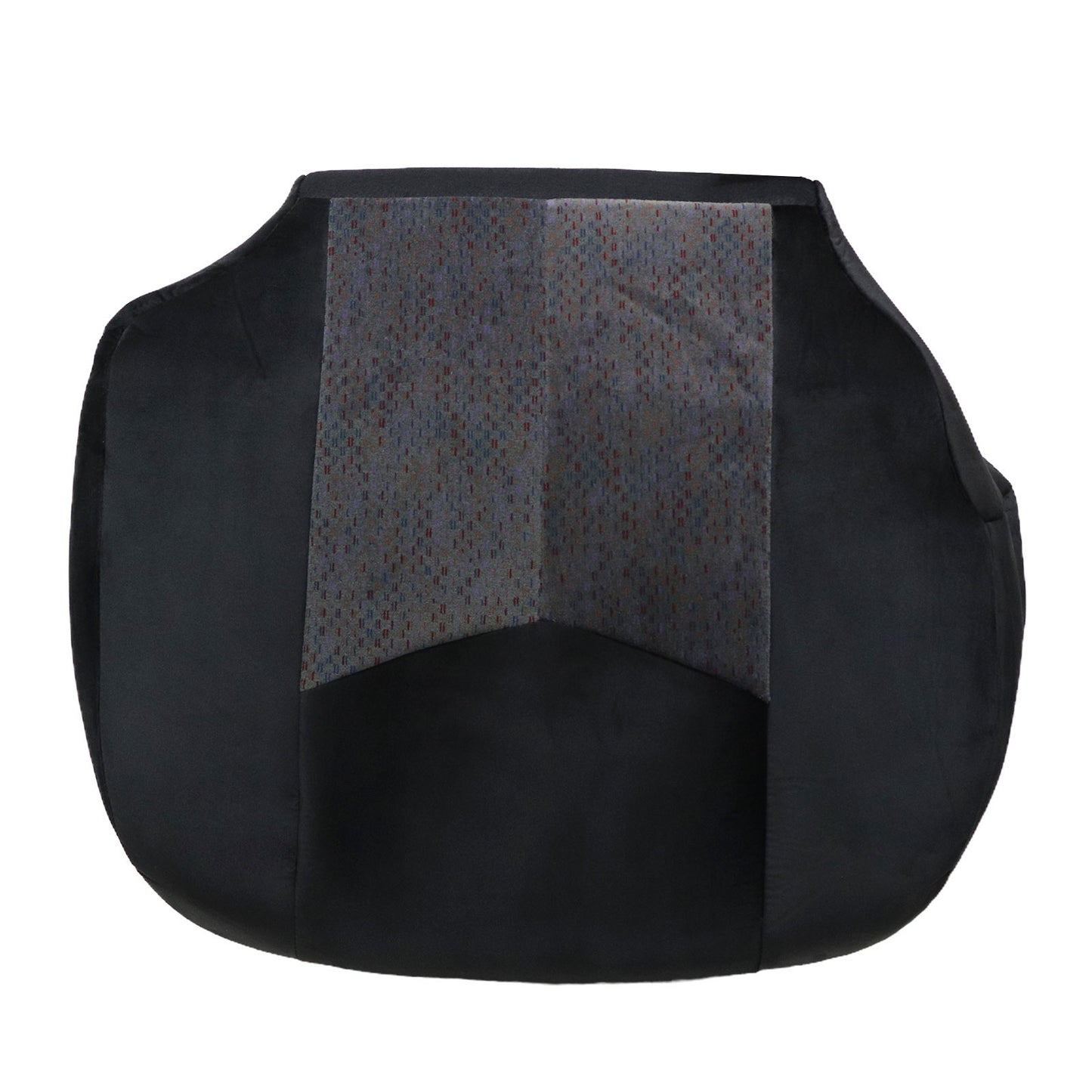 For 2003-2006 Chevy Silverado GMC Sierra 1500 2500 3500 Front Driver & Passenger Bottom & Top Cloth Seat Cover Dark Gray