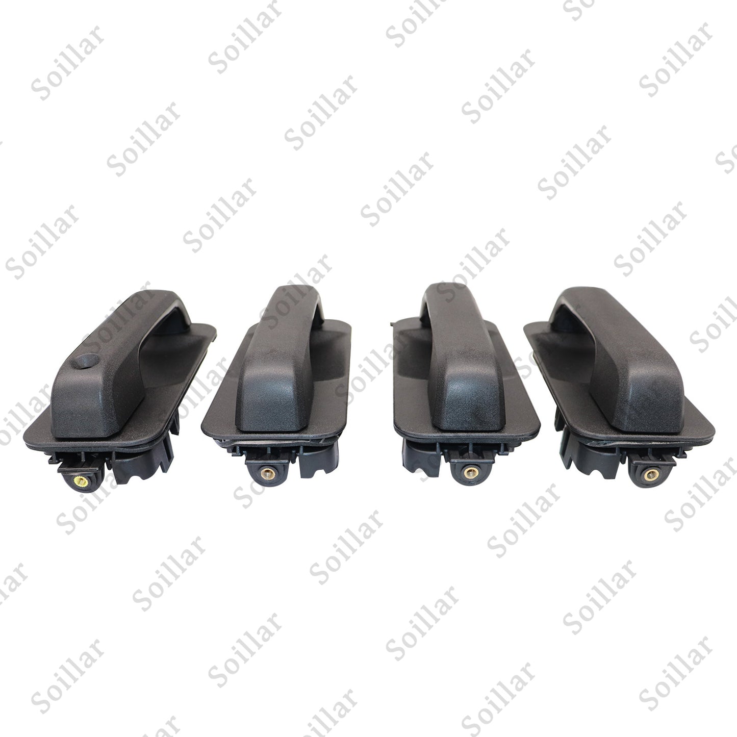 4pcs For Ford F150 2015-2020 Front And Rear Door Black Door Outer Handle
