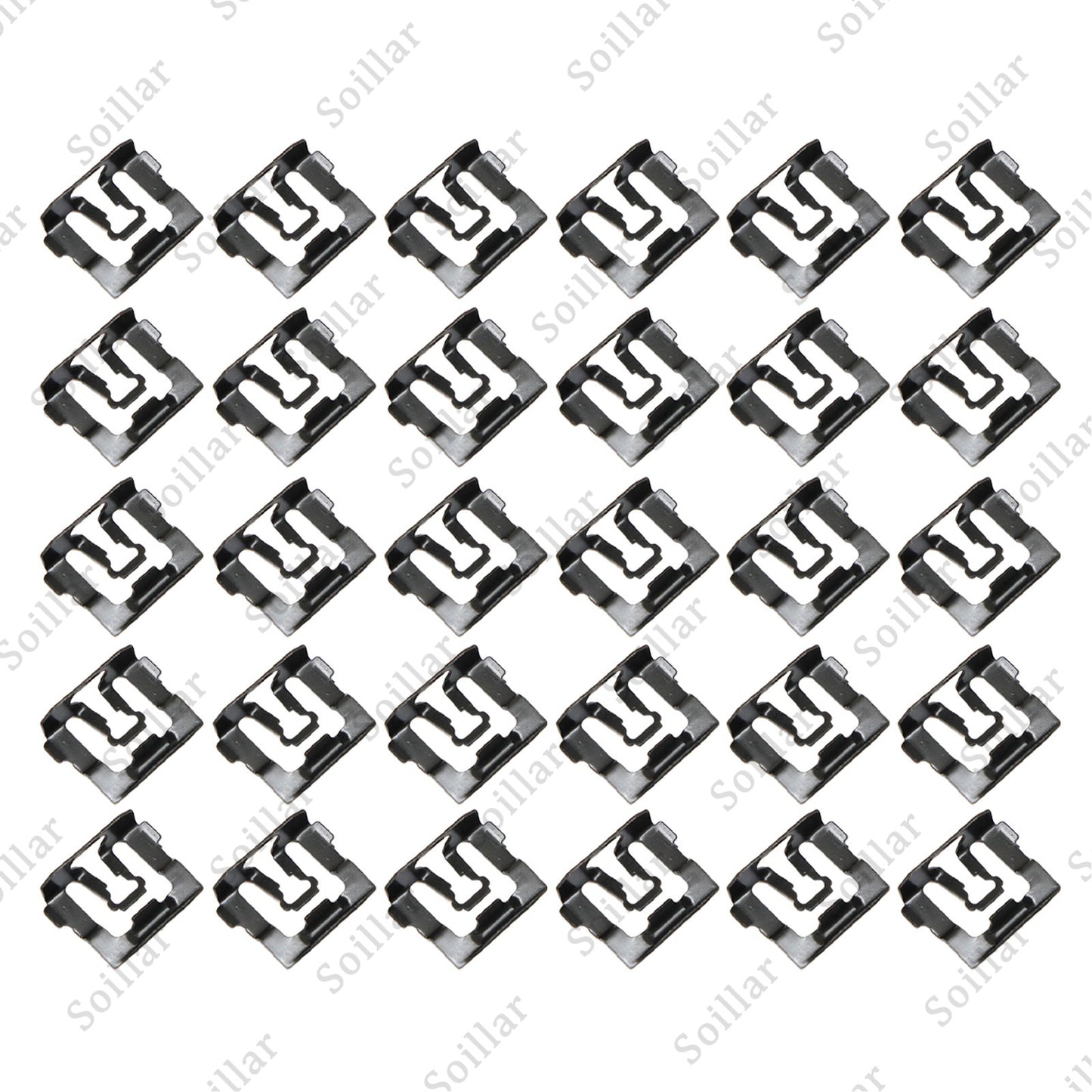 30X Windshield Trim Molding Clips For Ford F150 F250 F350 0269550 C5ZZ6543413-B