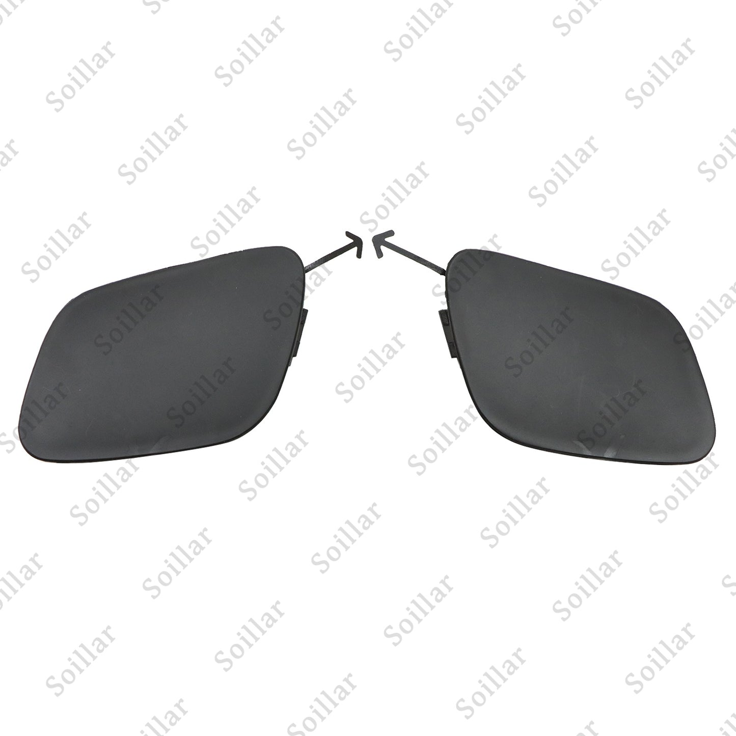For Toyota Prius 2019-23 Left+Right Side Car Tow Hook Eye Cap Covers Primed