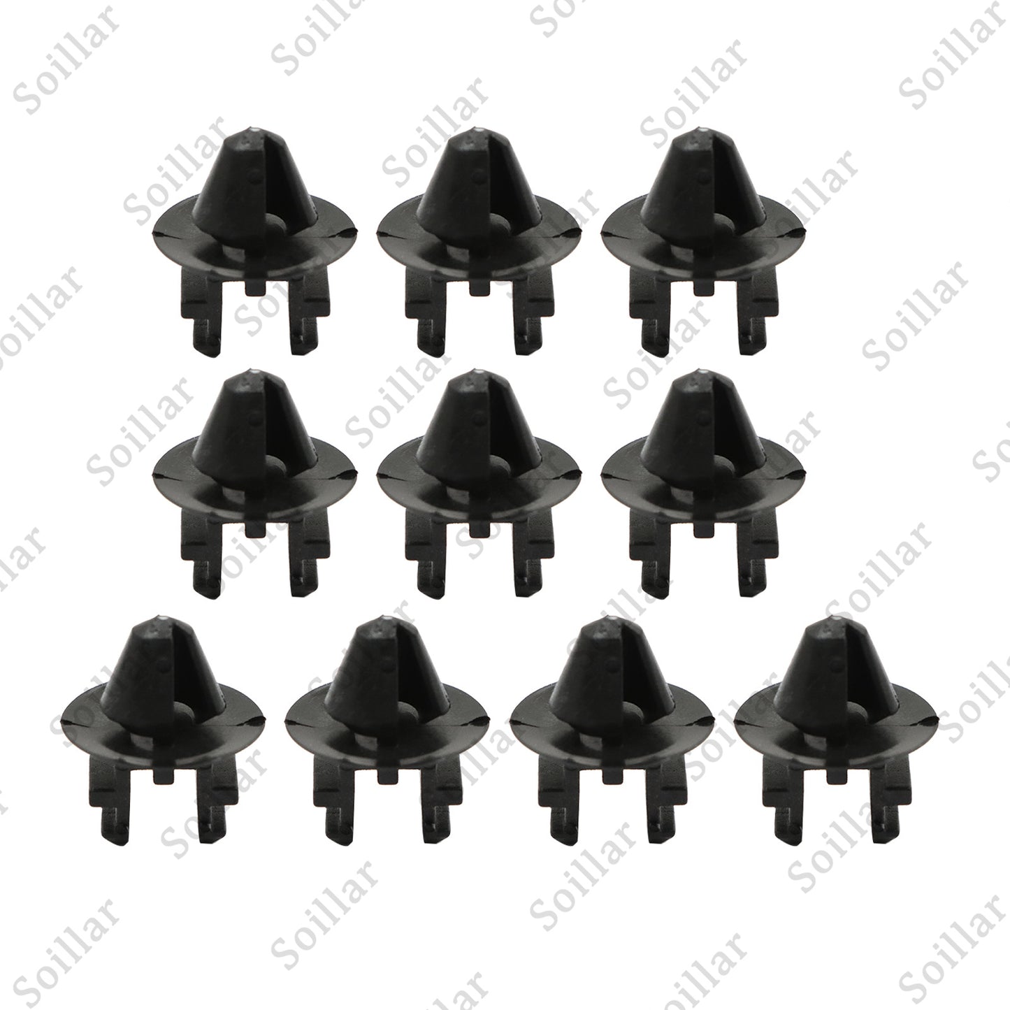 10Pcs Cowl Panel Grille Retainer Clips W708771-S300 For Ford F-150 Super Duty