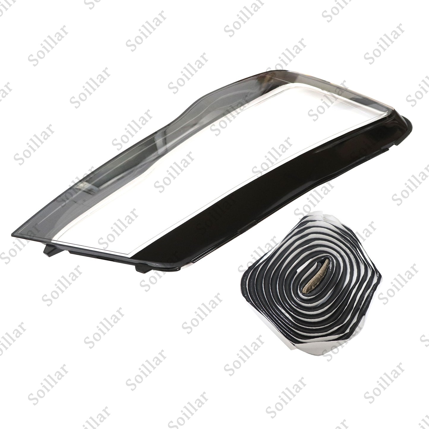 Right Front Headlight Clear Lens Shell+ Seal Glue For Audi A7 S7 RS7 2012-2015