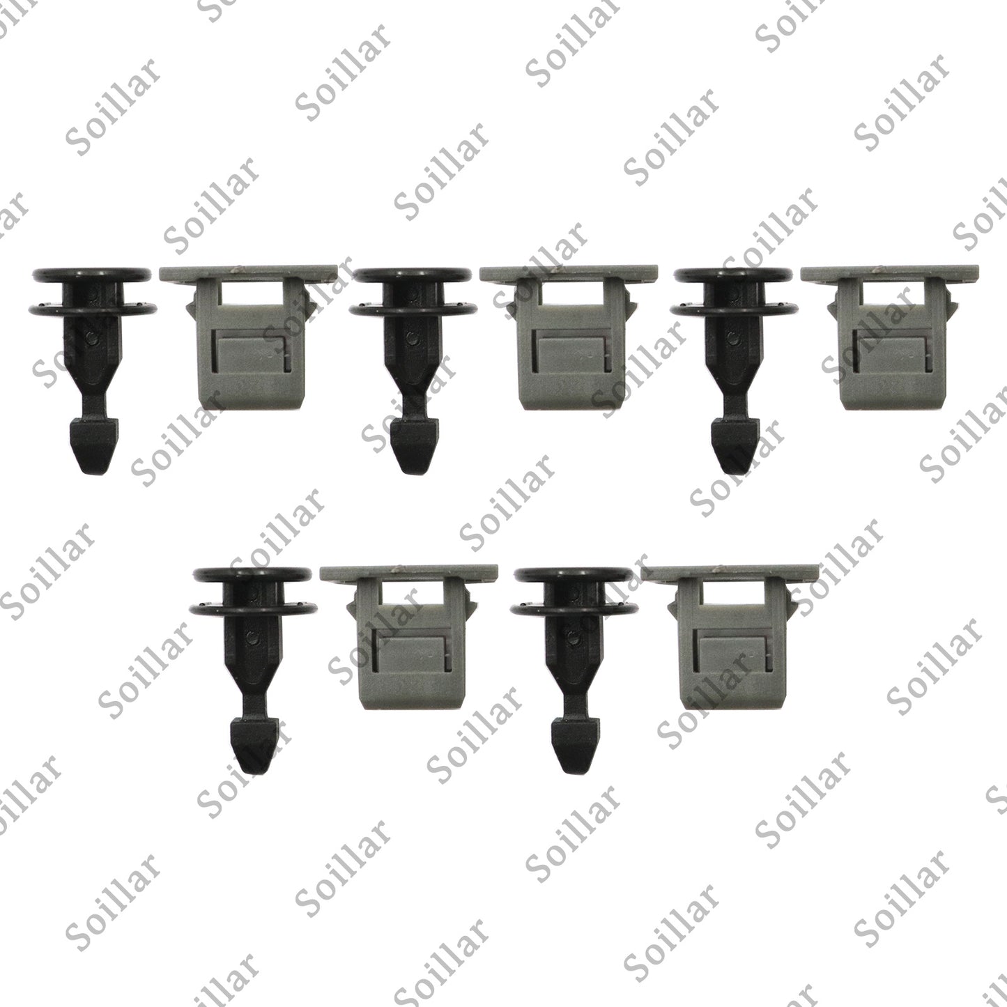 5 Sets Car Striker Engine Bulkhead Cover Retainer Clips For 18-24 Honda Odyssey