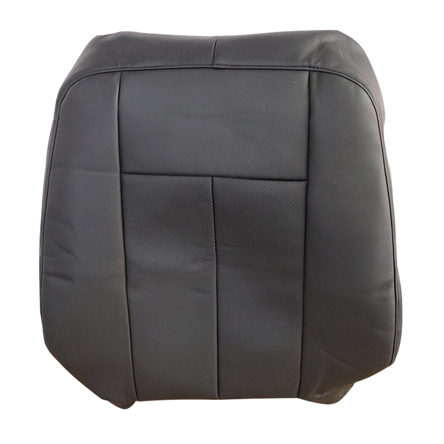 For 2007-2014 Ford Expedition Limited Front Driver & Passenger Bottom & Top Leather Seat Cover Black
