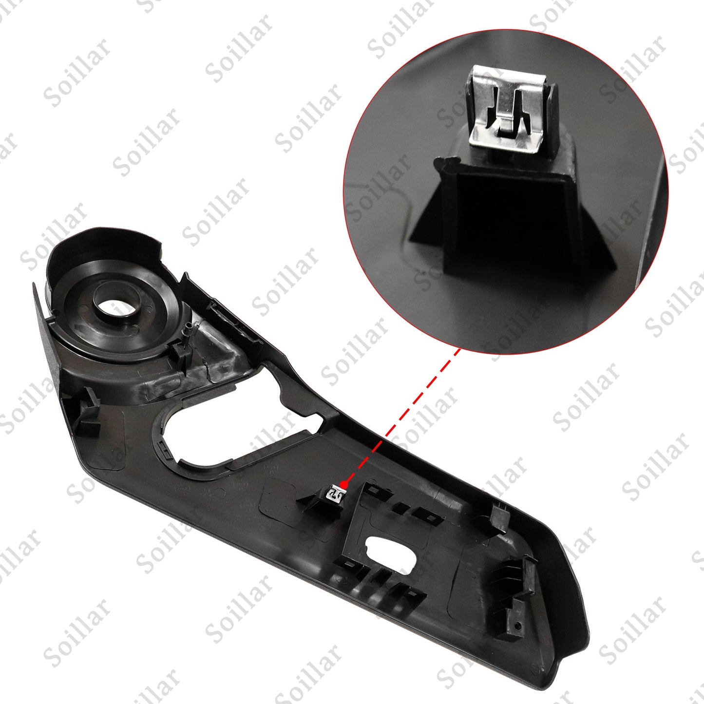 Front Left Side Seat Trim Panel For Jeep Patriot Compass 2010-2017 1RX04XDVAB