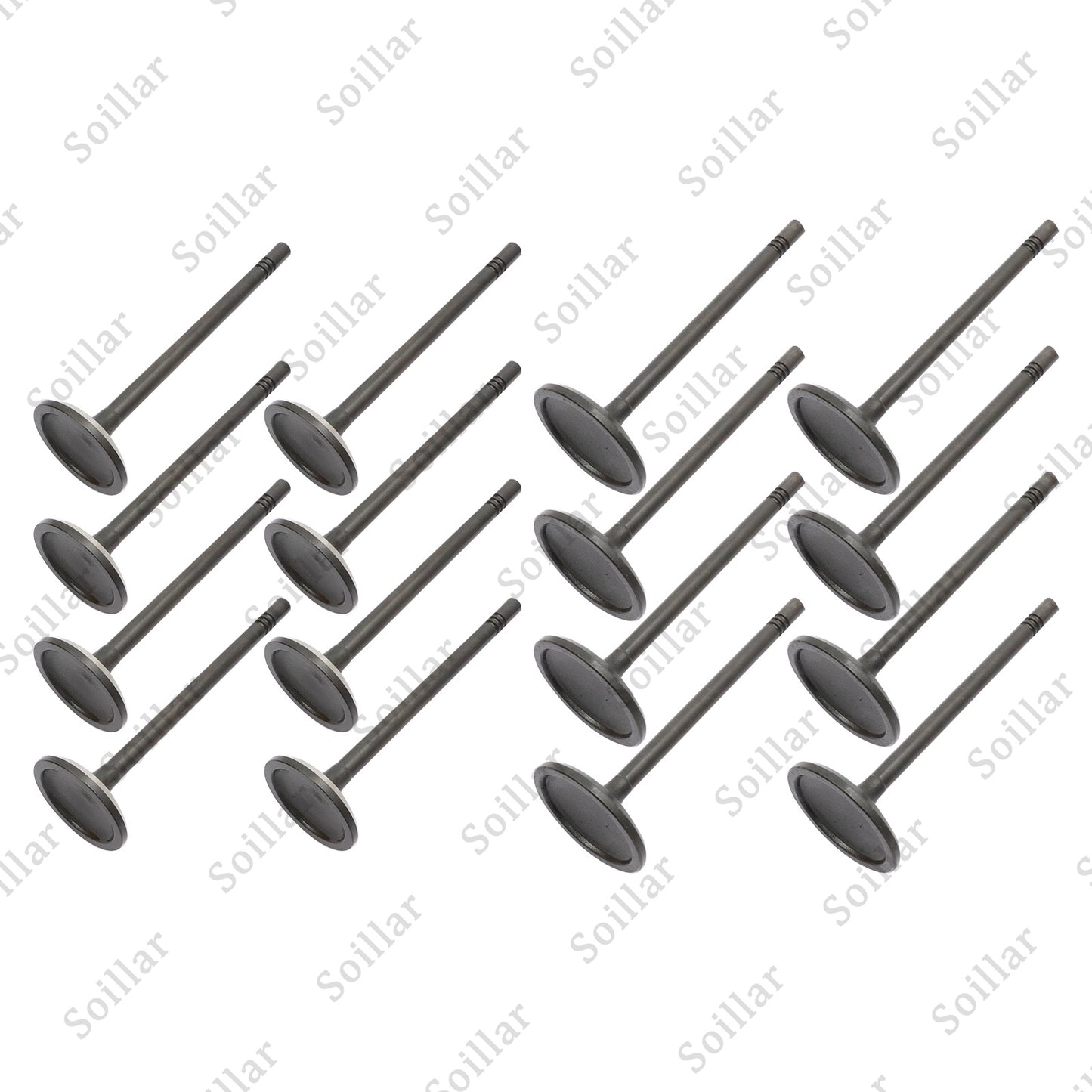 8pcs Intake+8pcs Exhaust Valves Fit 00-14 Ford Mercury Lincoln 4.6 5.4L 16V