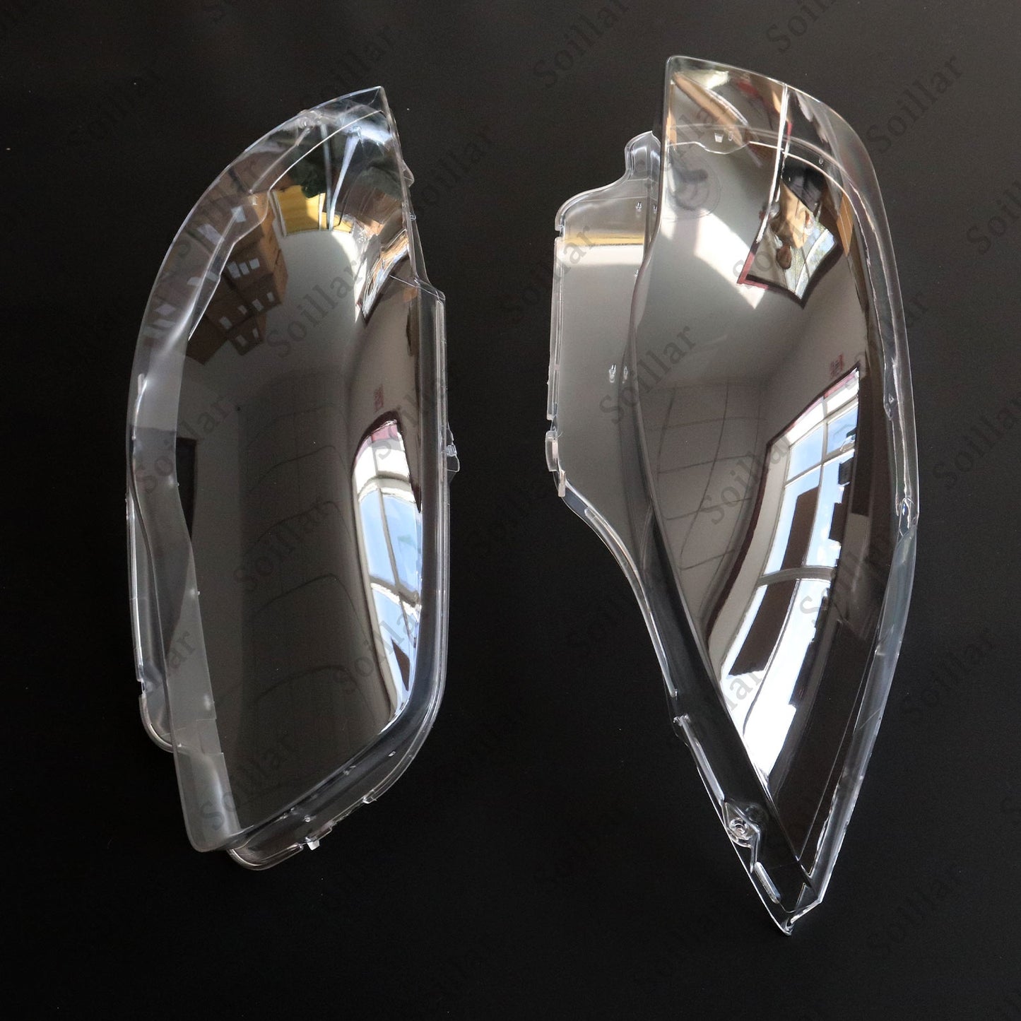 For BMW E81 E82 E87 E88 1-SERIES & 1M 2003-11 Pair Headlight Cover Headlamp Lens