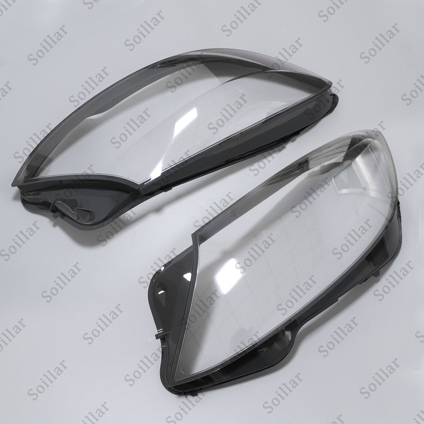 For Mercedes-Benz W222 S-Class 2014-17 Pair Lampshade Headlight Lens Lamp Cover